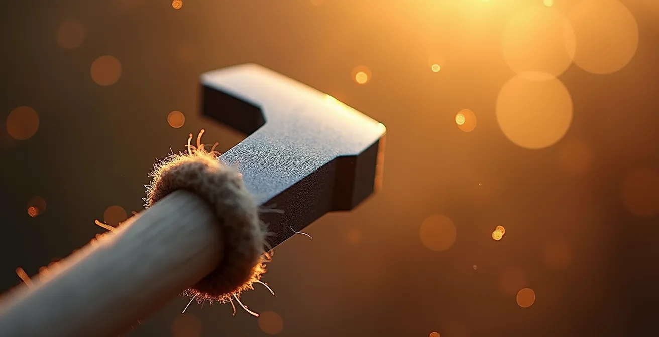 Axe Macro & Textural : Détail de branches aluminium avec décoration textile