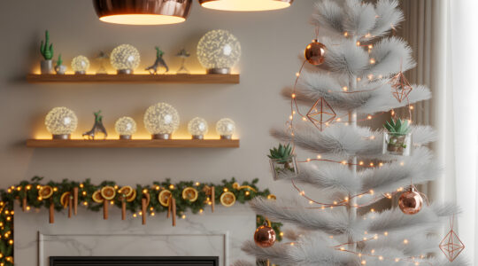 sapin de Noël en aluminium